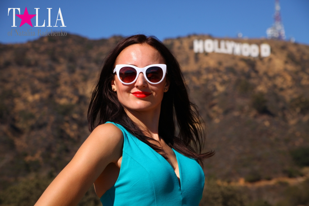 День рождения нашего папы и путешествие в Голливуд (штат Калифорния, знак Голливуд)